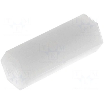 Screwed spacer sleeve | hexagonal | polyamide | M3