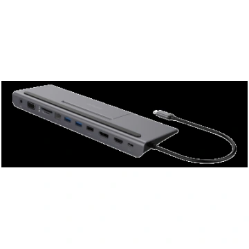 USB-C DOKSTACIJA DELTACO USB-C JAUDA PIEGĀDĀT 85 W