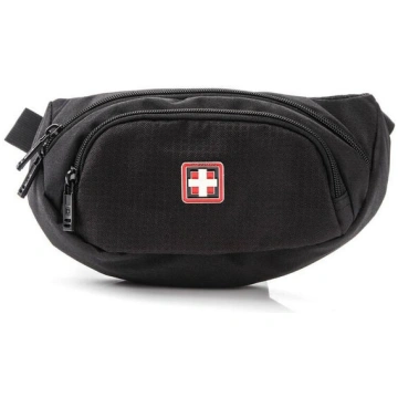 Vidukļa soma Swiss Bags Luzern, 3 l, melna Swissba