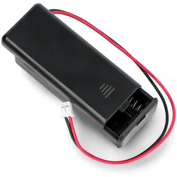 Battery box 2xAAA with JST plug and switch - for B