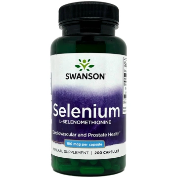 SWANSON Selenium 100 µg kapsulas N200