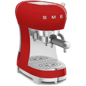Smeg ECF02RDEU 50" Style Coffee Machine, Red