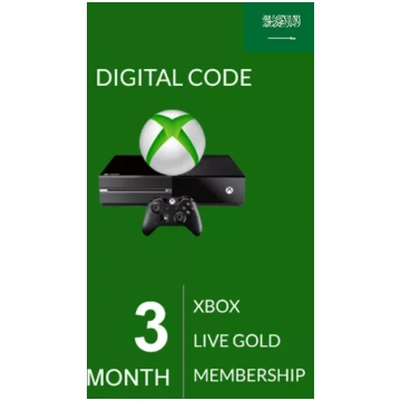 Saūda Arābija Xbox Live Gold 3 Mēnešu Abonements M
