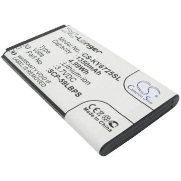 1350mAh for Kyocera Hydro Vibe,C6725,C6730,Hydro I