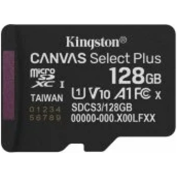 Kingston 128GB Canvas Select Plus microSDXC Class 