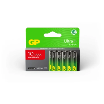 GP - Ultra Plus Alkaline Battery Size AAA 24AU/LR0