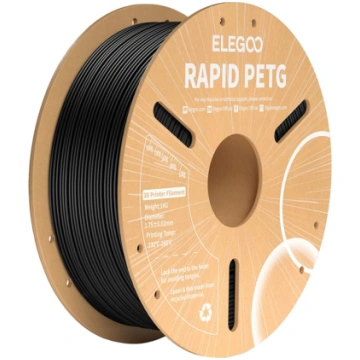 ELEGOO Rapid PETG šķiedra (melna) 1 kg