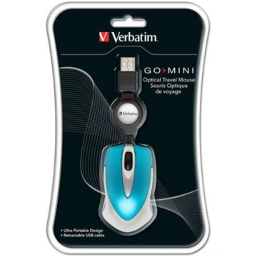 Verbatim Optical Mini Travel Mouse USB Caribbean B