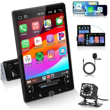 Rimoody Bezvadu Carplay 1 DIN auto radio ar Androi