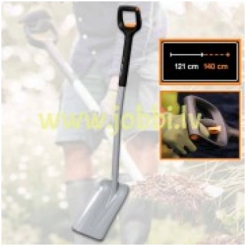 Fiskars 1066734 XACT dārza lāpsta (teleskopiskā)