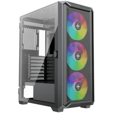 Case, XILENCE, ATX/micro ATX/Mini-ITX, Black, Midi