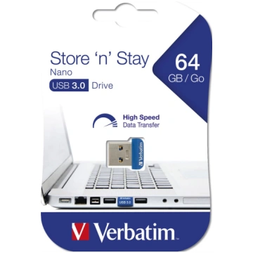 Store 'n' Stay Nano 64 GB (blau, USB-A 3