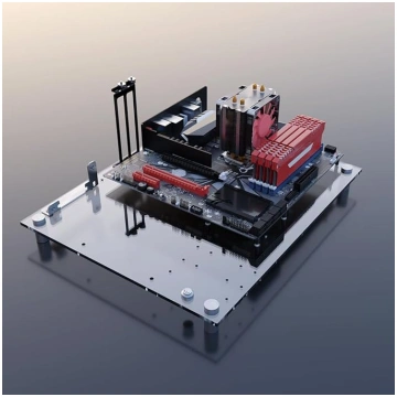 DALAIBUKESI DIY Gaming Computer Open Case Acrylic 