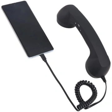 Retro tālruņa austiņa iPhone/Android, C tipa mobil