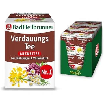 Bad Heilbrunner gremošanas tēja – filtrmaisiņos – 
