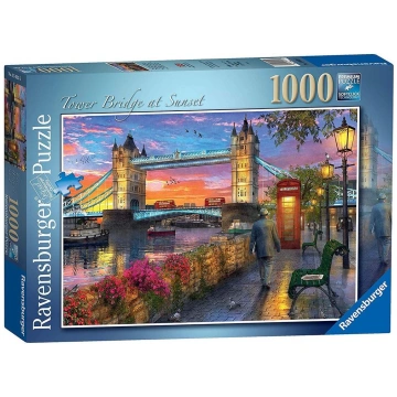 Puzle Ravensburger Tower Bridge At Sunset, 50 cm x