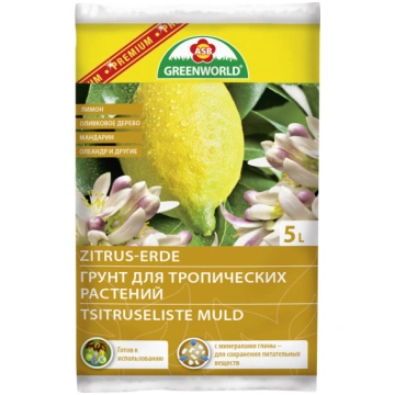 Augsne citrusaugiem GREENWORLD Premium 5L 47413900