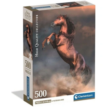 Clementoni Puzzle Compact Wild Red Stallion 500 el