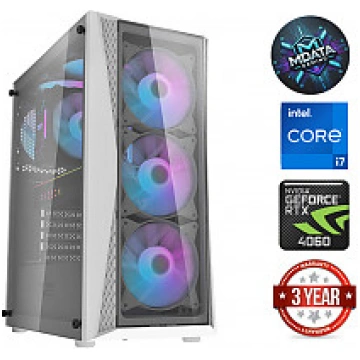 MDATA GAMING i7-12700KF 32GB 2TB SSD RTX 4060 NOOS