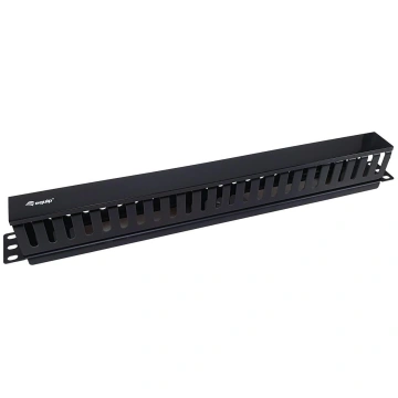 Equip 19" cable management RW removable. ABS 1U RA