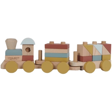 Spēļu vilciens Wooden train, Nature, Little Dutch