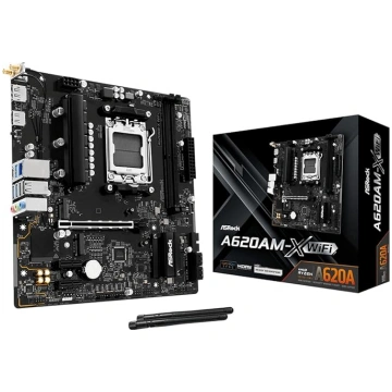 ASRock A620AM-X WiFi AMD AM5 ligzdas pamatplate, 2