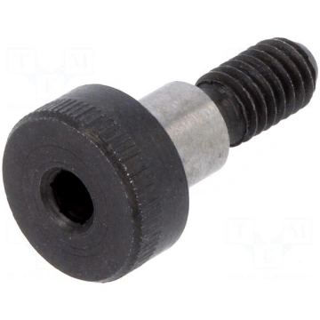Shoulder screw | Mat: steel | Thread len: 8mm | Th