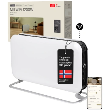 Elektriskais sildītājs Mill CO1200WIFI3 GEN3, 1.2 