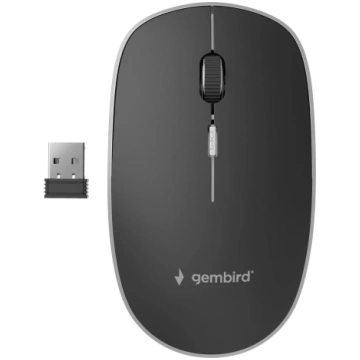 MOUSE USB OPTICAL WRL/BLACK MUSW-4B-01 GEMBIRD