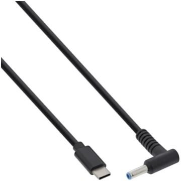 Kabel USB InLine USB-C - DC 4.5 x 3.0mm 2 m Czarny