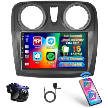 Roinvou 2+64G Android auto radio navigācija Renaul