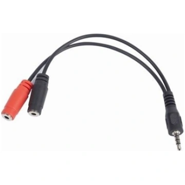 Kabelis Gembird 3.5 mm audio + microphone adapter 