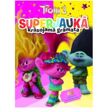 Troļļi 3. Superjaukā krāsojamā grāmata
