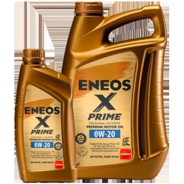 Motoreļļa ENEOS X PRIME 0W-20 API SP/RC, ILSAC GF-