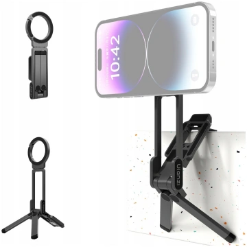 Tripod Grip Stand Metal Holder Phone Iphone Magnet