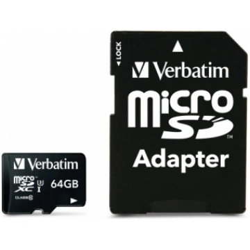 Verbatim Pro memory card 64 GB MicroSDXC Class 10