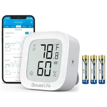 GoveeLife WLAN Hygrometer Thermometer, Digital Tem