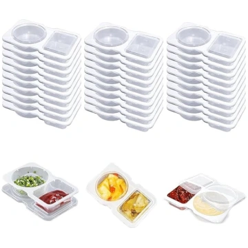 30 x caurspīdīgi plastmasas uzkodu iepakojuma kont
