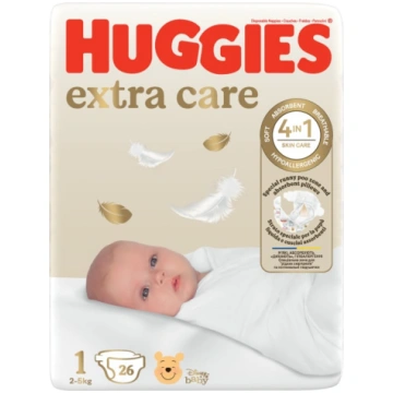HUGGIES Extra Care 1 autiņbiksītes jaunpiedzimušie