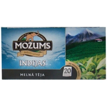 Melnā tēja MOŽUMS, 20 maisiņi paciņā 450-00803