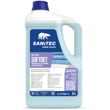 Veļas mīkstinātājs Sanitec SOFTDET Blue Orchid, 5L