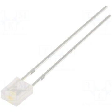 LED | white warm | rectangular | 2x4x5mm | 330÷500