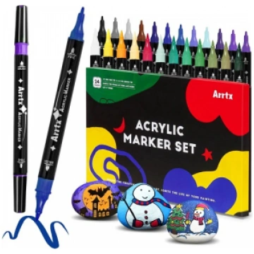 Acrylic Marker Pens ARRTX, 24 Colours