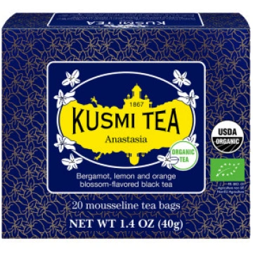 Ekoloģiskā melnā tēja Kusmi Tea Anastasia – 20 mus