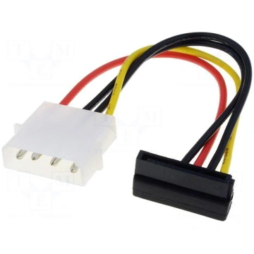 Transition: adapter | SATA plug angled,Molex male 