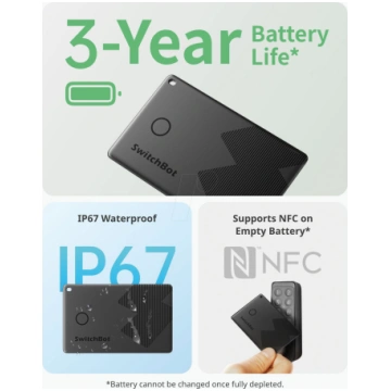 SwitchBot Geldbörsen-Tracker-Karte NFC-kompatibel