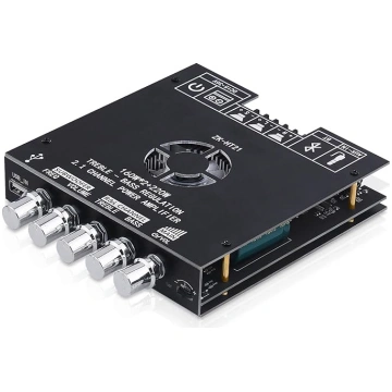 HiFi pastiprinātājs ar Bluetooth, ZK-HT21 2.1 kanā