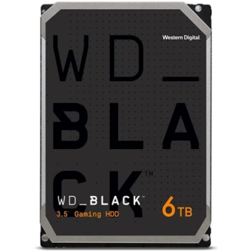 HDD|WESTERN DIGITAL|Black|6TB|SATA|128 MB|7200 rpm