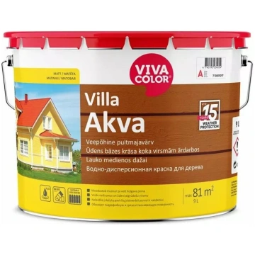 Krāsa VIVACOLOR PAINT VILLA AKVA A 9L ūdens bāzes 