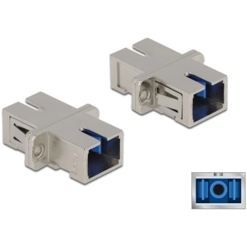Delock Optical Fiber Coupler SC Simplex female to 